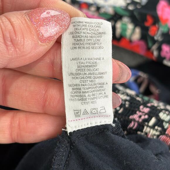 Free People Dress Women 2 Sunkissed Summer Mini Boho Coquette Floral Tulle - Picture 9 of 16